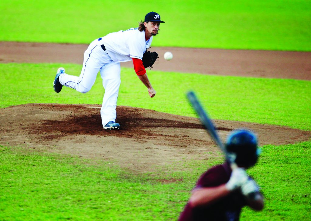 HOLLYN JOHNSON/Tribune-Herald Ronnie Loeffler returns for a second season with the Hawaii Stars and is a member of the starting rotation.