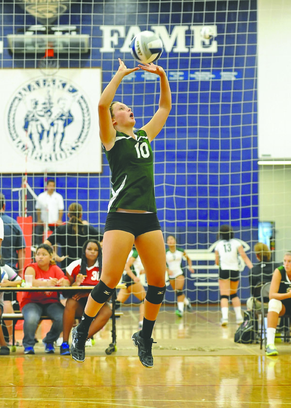 Tribune-Herald  Makani Wall enters her fourth season as Konawaena's setter.