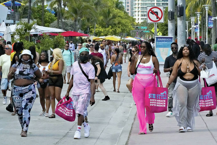 Miami’s South Beach confronts disastrous spring break Hawaii Tribune