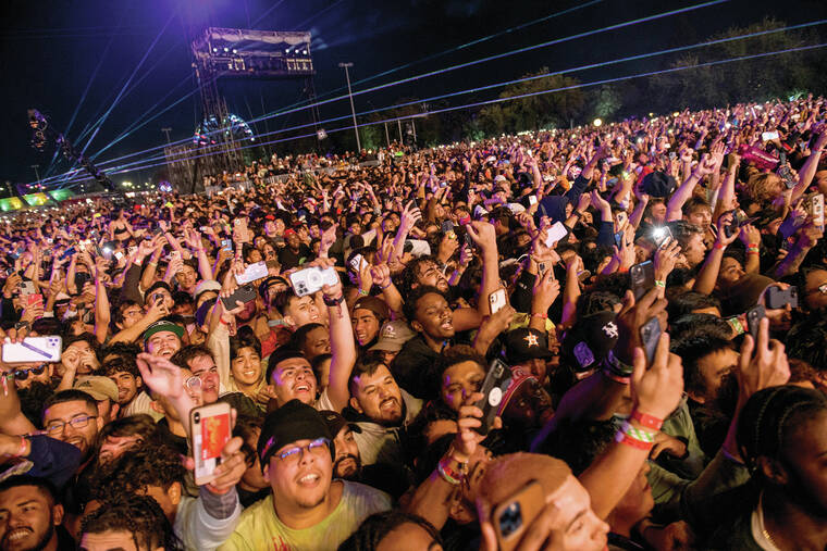 Crowd surge kills at least 8 at Houston music festival Hawaii Tribune