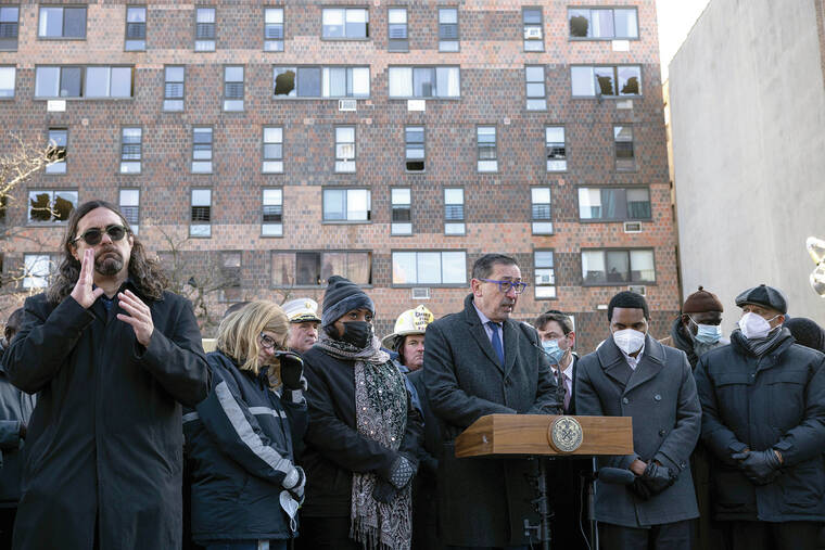 Safety doors failed in NYC high-rise fire that killed 17