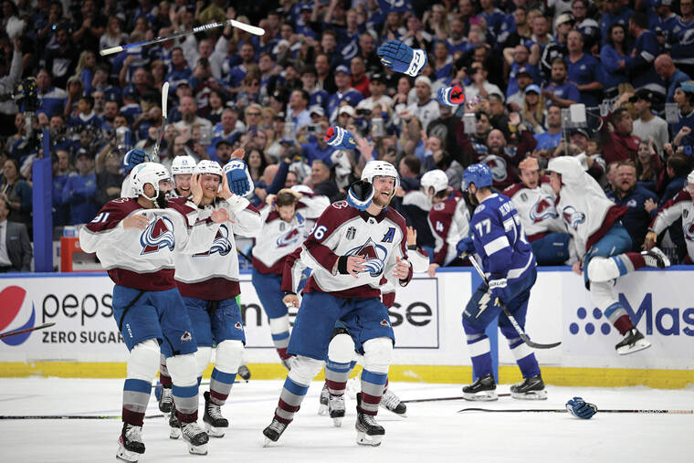 Avalanche rally again, sweep Oilers to reach Stanley Cup Final – Orange  County Register