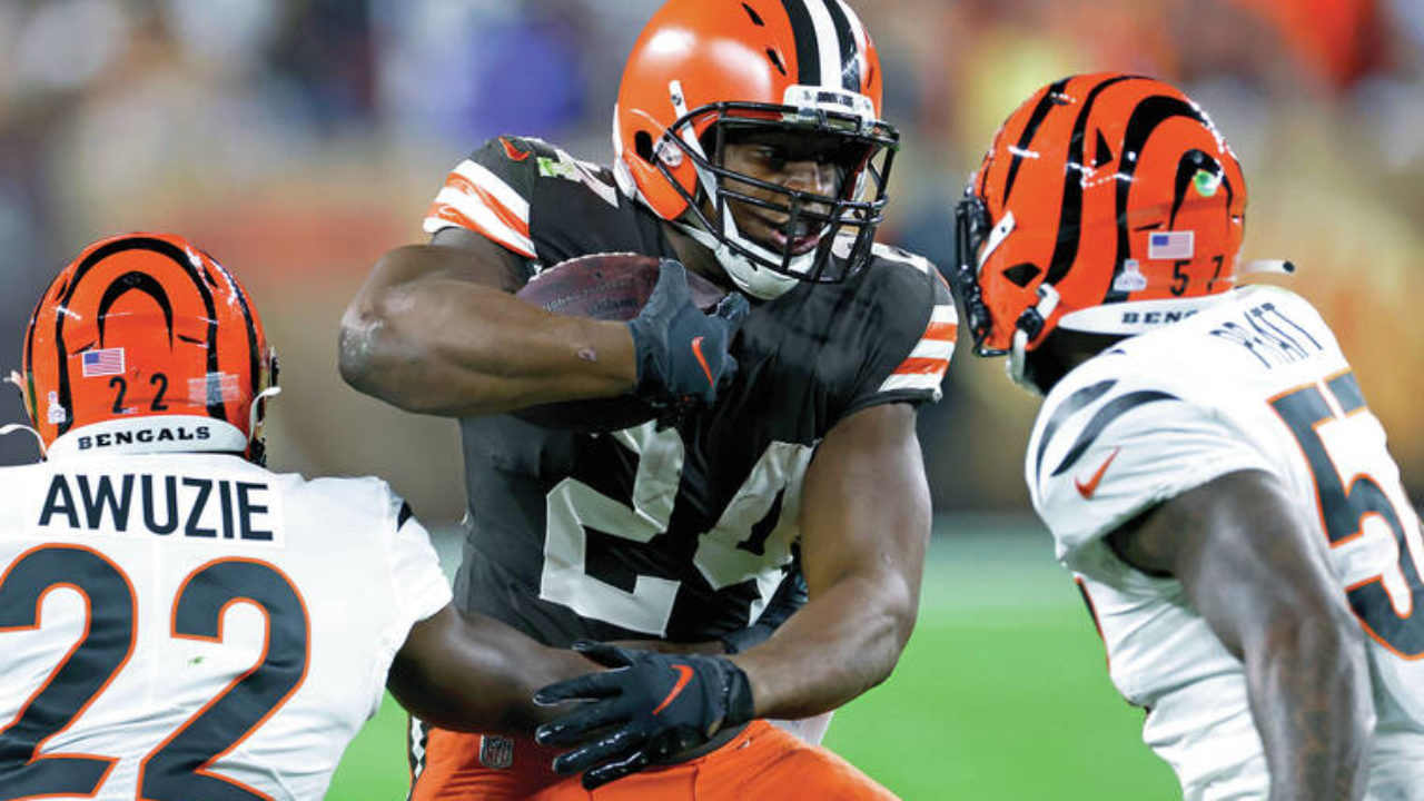 Burrow, Bengals top Browns 23-10 for 5th straight win