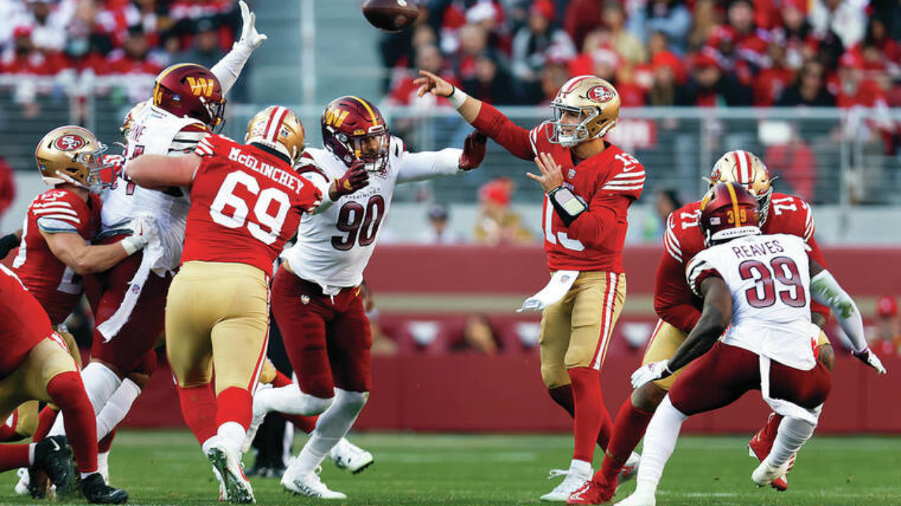 49ers seek 8th straight win when hosting Commanders - The San Diego  Union-Tribune