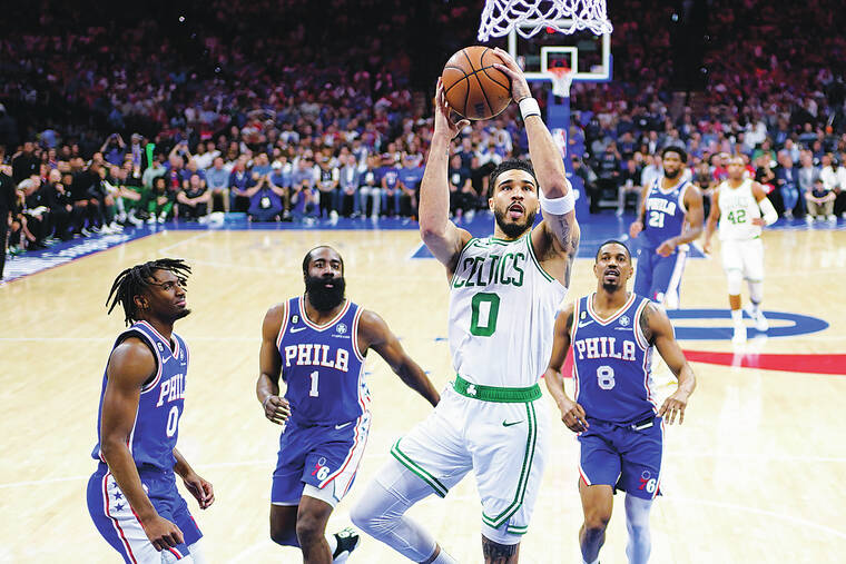 Tatum’s 4th-quarter 3s Push Celtics Past 76ers 95-86; Force Game 7 ...