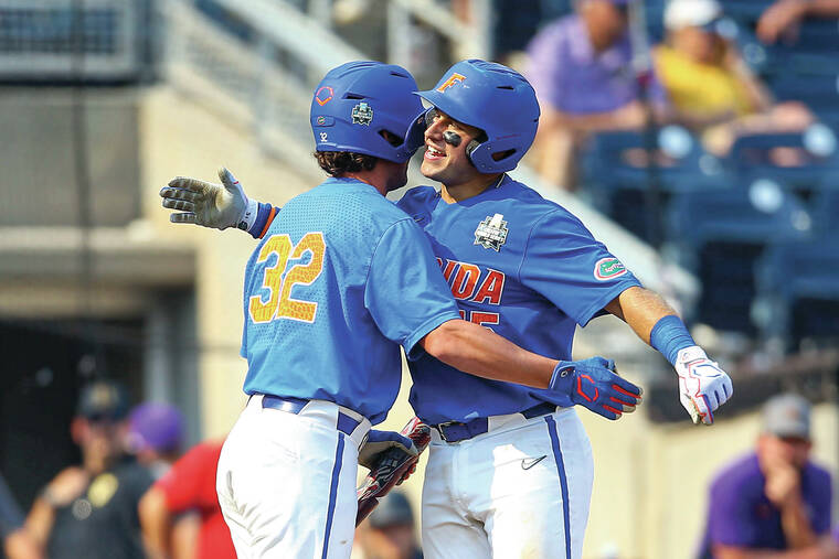 Florida sets College World Series record for runs with 24-4 win over LSU to  force deciding Game 3