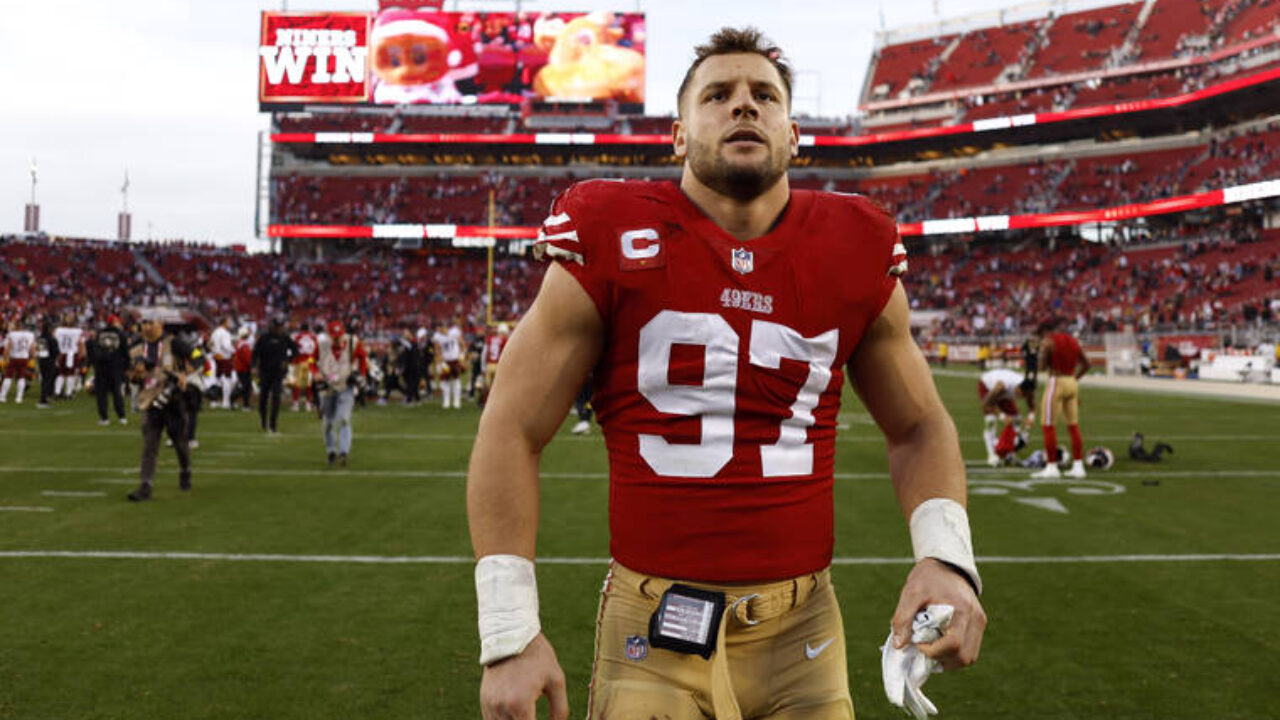 Nick Bosa Ranked No. 4 on NFL's 'Top 100 Players of 2023'