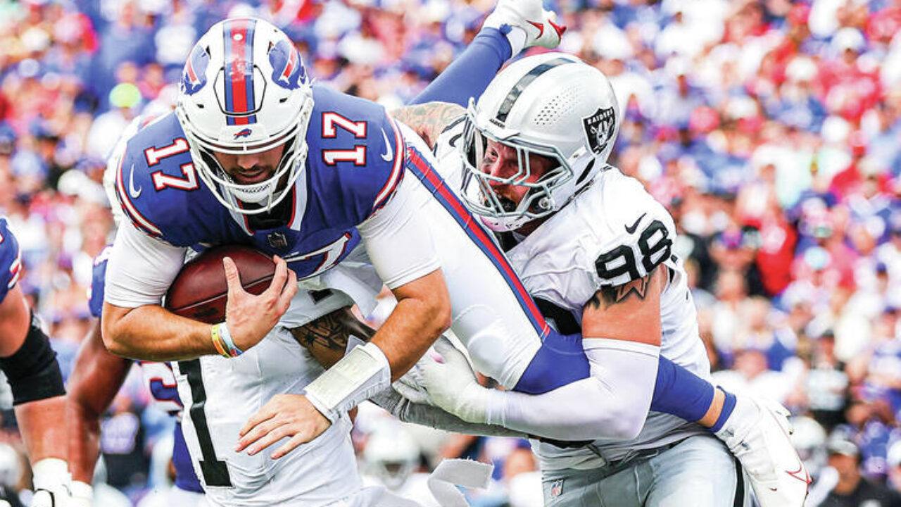 Josh Allen, Bills aim to get back on track vs. Raiders