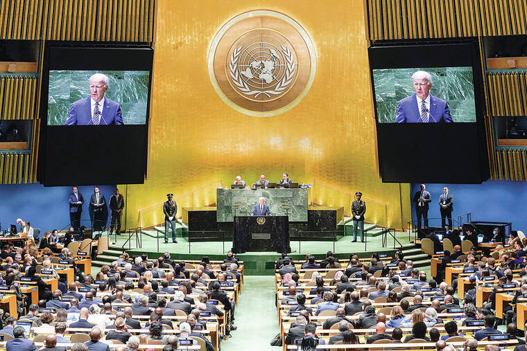 Biden exhorts world leaders at the UN to stand up to Russia, warns not ...