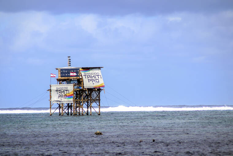 New tower at surfing venue in Tahiti spurring more blowback against