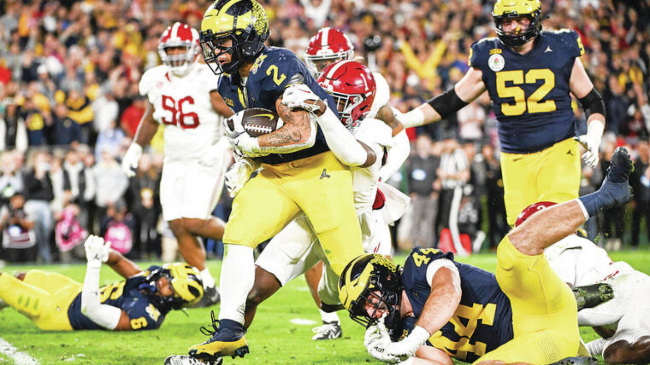 Michigan beats Alabama 27 20 in overtime on Blake Corum s TD