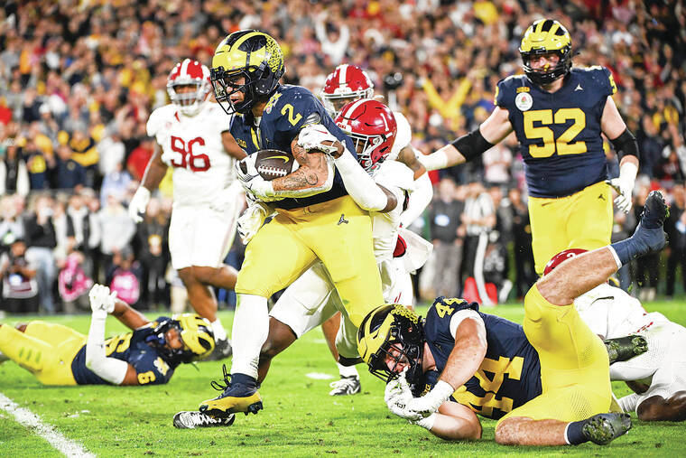 Michigan beats Alabama 27 20 in overtime on Blake Corum s TD run