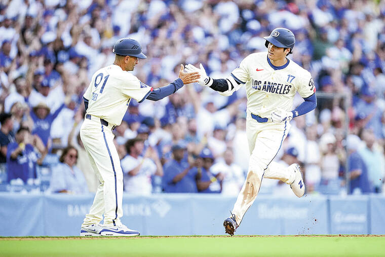 Miguel Vargas and Shohei Ohtani homer late to lift Dodgers past Brewers ...