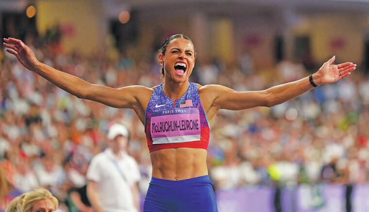 Sydney McLaughlin-Levrone breaks world record to win another Olympic gold  in 400m hurdles - Hawaii Tribune-Herald